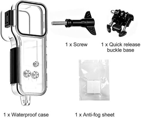 Waterproof Dive Case for DJI Osmo Pocket 4 | 147FT/45M Underwater Diving Case Housing Shell for Osmo Pocket 4 in Saudi Arabia