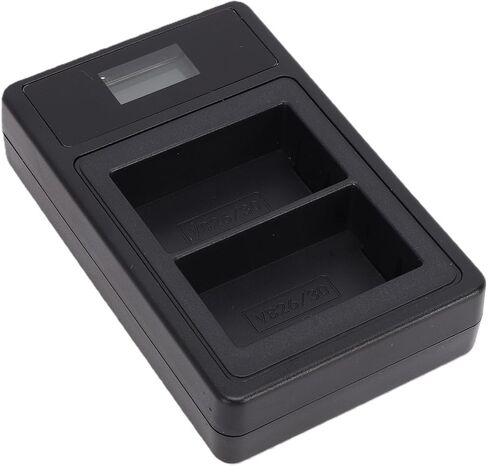 Battery Charger for VB26 VB26B VB30 V1 V850III V860III MF R76 Ring 72 V1 Pro V 100 Camera Flash Batteries, 5Wx2 USB Fast Charger with Smart Display in Saudi Arabia