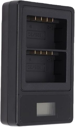 Battery Charger for VB26 VB26B VB30 V1 V850III V860III MF R76 Ring 72 V1 Pro V 100 Camera Flash Batteries, 5Wx2 USB Fast Charger with Smart Display in Saudi Arabia