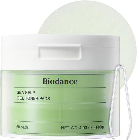 Biodance Cera-nol Gel Toner Pads, Deep Hydrating & Soothing Toner Pads for Sensitive Skin, Redness Reducing, Mositurizing, Pre-Soaked Pads, Korean Skin Careㅣ60 Pads in Saudi Arabia