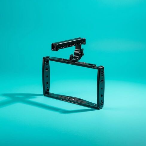 Sports Cam Cage Frame POV Filming Handheld Vlog Frame 360° Rotation Accessory Kit for Vloggers, Black, Black + Shutter Rod in Saudi Arabia