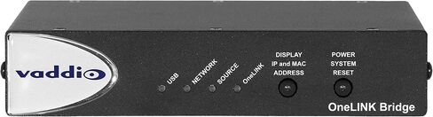 Vaddio 999-99600-200 RoboSHOT 12E HDBT OneLINK Bridge System, Black in Saudi Arabia
