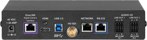 Vaddio 999-99600-200 RoboSHOT 12E HDBT OneLINK Bridge System, Black in Saudi Arabia