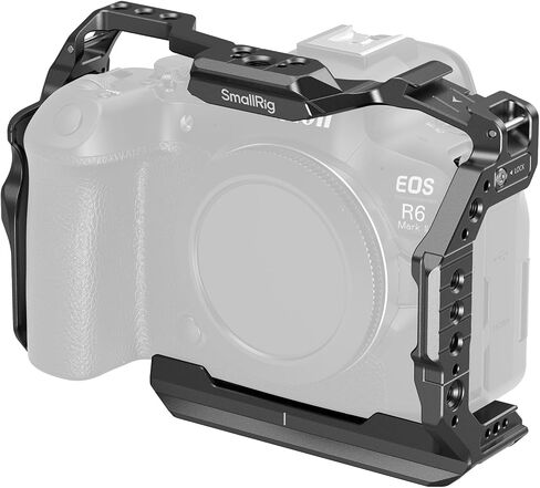 SmallRig R6 II Hawklock Camera Cage Kit for Canon R6 Mark II, Full Cage with Top Handle and Cable Clamp, Buit-in Cold Shoes and NATO Rails -5197 in Kuwait