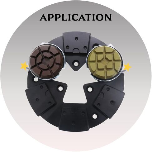 3"Industrial Quick-Change Adapter, HTC to Hook and Loop Converter for Tool Mounting and Machine Versatility,9pcs in Saudi Arabia