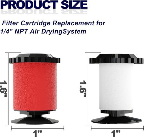 1/4" Air Drying System 0.5 Micron Fiber Filter&0.01 Micron Coalescing Filter Element Replacement in Saudi Arabia