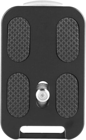 QR-60 Storage Case Plate for ArcaSwiss Tripod, Durable Aluminum Alloy, Lightweight Design for Photographers, Size 6x3.8cm in Saudi Arabia
