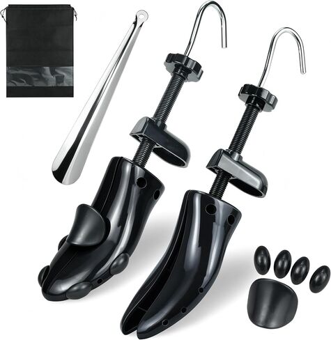 Plastic Shoe Stretcher for Women & Men Wide Feet, Adjustable Shoe Expander | Professional 4 Way Shoe Trees, Length and Width Adjustment, Sturdy Shoe Shaper, Premium Shoe Widener in Saudi Arabia