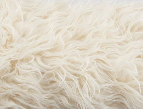 Camera Photo Floor Prop Faux Fur Artificial Fur, Newborn Baby Photography Props, Basket Stuffer Blanket - Baby Props, Basket Fabric (Ivory Fur) in Saudi Arabia