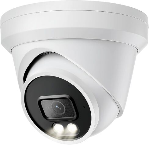 UNILOOK 5MP PoE IP Camera for Business, Turret Security IP Camera Outdoor | AI Human Motion Detection, One Way Audio, 100FT IR Night Vision, IP66, 2.8mm Lens, Full Metal, NDAA (5 * 5.1 * 5 inch) in Saudi Arabia