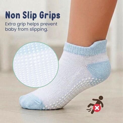 GOTS Organic Cotton Blend Ankle Toddler Socks 6M-12M-2t-3t-4t-5t Baby Gift in Kuwait