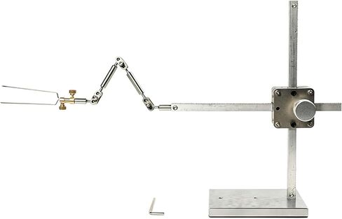 Stop Motion Rig with Dual Prong Clamp, Support Armature Stand | Professional Heavy-Duty Stop Motion Support Rig, Cross Track Adjustable Articulated Arm with Dual Fork Clamp in Kuwait