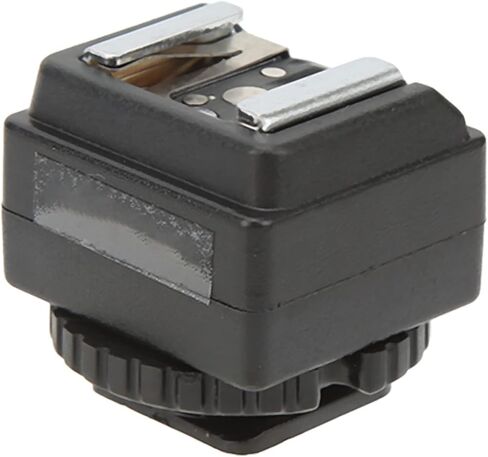 Flash Hot Shoe Mount Adapter for D SLR C N2 Speedlight to Camera Converter with PC Sync Port, Plastic Shoe Bracket for Studio Photography Lighting Setup in Saudi Arabia