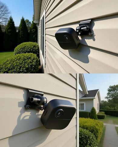 3Pack Vinyl Siding Mount Compatible with Blink Outdoor 2K+/ Blink Outdoor 4/(3rd Gen) XT3/Blink XT/XT2/Mini, Adjustable Mounting Bracket with Vinyl Siding Clips Hooks in Kuwait
