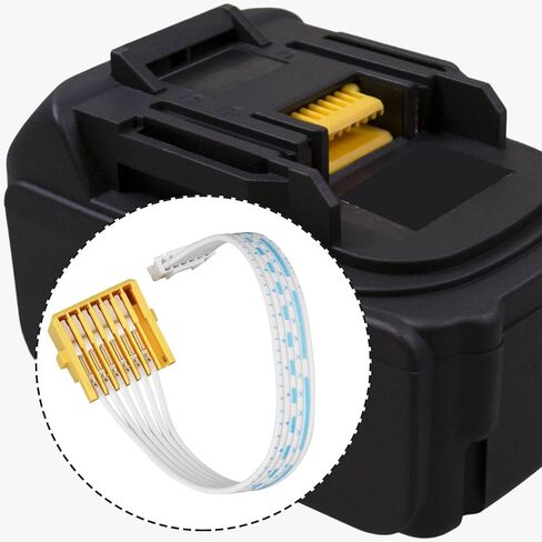OTOTEC 2Pcs 6-Pin 2.5mm Female Battery Charger Adapter BL1830 15cm Compatible with Makita 14.4V 18V Li-ion Battery in Kuwait
