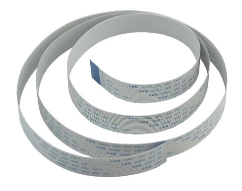 Flex Ribbon Extension Cable for Raspberry Pi Camera - White 1m / 3.28ft in Saudi Arabia