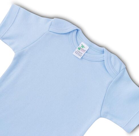 Laughing Giraffe Baby Blank Short Sleeve Unisex One Piece Bodysuit (0-3 Months, Blue) in Saudi Arabia