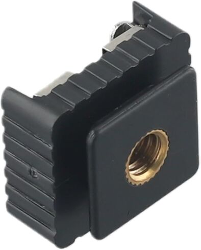 Hot Shoe to 1/4 Inch Mount Adapter, Metal Cold Shoe Converter for Camera for flash Speedlite 580EX II 550EX 430EX II, Compatible with Light Stand and Tripod in Saudi Arabia