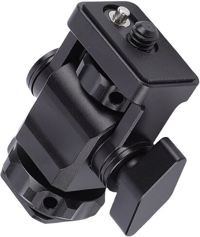Fabater Camera Cold Shoe Base Adjustable Multi Angle Mount Holder for DSLR Accessories Aluminum Alloy Compact Lightweight in Kuwait