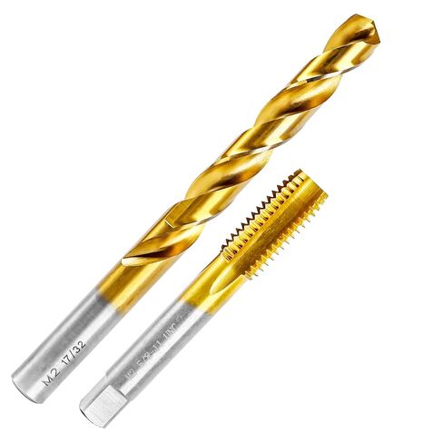 5/8"-11 UNC Tap and 17/32" Drill Bit for Metal,M2 HSS Drill and Tap Set | Combination of Drill and Tap Kit for Metal in Saudi Arabia