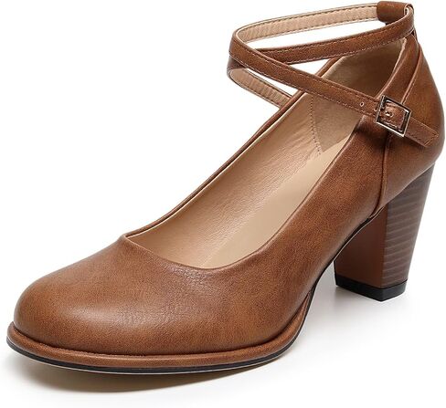 VenusCelia Women's X-Strap Pump Heeled Shoe in Saudi Arabia