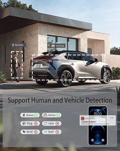 DS-2CD1043G2-LIUF HIKVIS0N_4MP IP Bullet PoE Camera, Smart Hybrid Light, Human/Vehicle Detection, Built-in Microphone, Support 512GB SD Card, 2.8mm Lens, Internation English Version in Kuwait