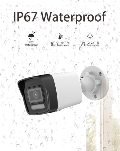 DS-2CD1043G2-LIUF HIKVIS0N_4MP IP Bullet PoE Camera, Smart Hybrid Light, Human/Vehicle Detection, Built-in Microphone, Support 512GB SD Card, 2.8mm Lens, Internation English Version in Kuwait