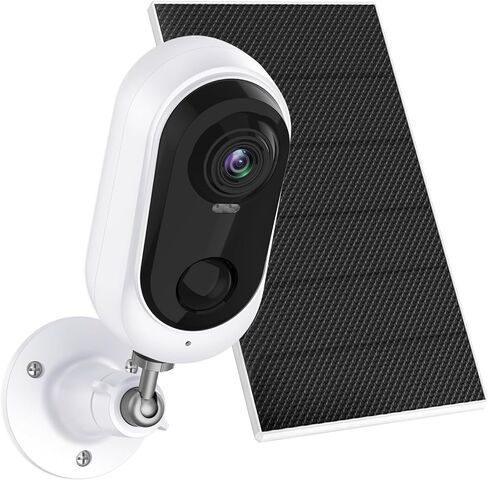 Heyall Solar Camera Outdoor Wireless: No More Ladder Climbing for Recharging – 2K WiFi Battery Powered Security Camera with Color Night Vision & Motion Detection - No Wiring for Home Safety in Saudi Arabia