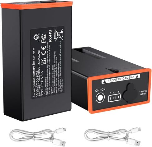5000mAh Rechargeable Battery Pack for Moultrie Trail Camera | Compatible With Edge, Edge Pro, Edge 2,Edge 2 Pro,Usb-C Charging, Rechargeable Battery Suitable For Hunting Scenarios in Kuwait