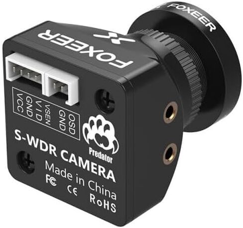 FOXEER Toothless 2 Mini 1200TVL FPV Camera FOV Switchable Starlight 1/2" Sensor Super HDR (Red/Black) (Red) in Saudi Arabia