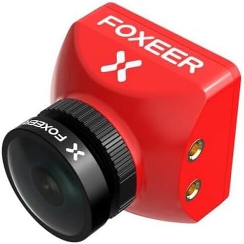 FOXEER Toothless 2 Mini 1200TVL FPV Camera FOV Switchable Starlight 1/2" Sensor Super HDR (Red/Black) (Red) in Saudi Arabia