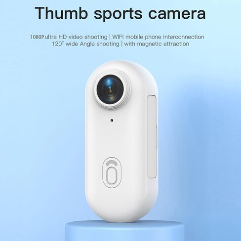 Winnes Body Camera 1080P Mini Action Cam Small Hands Free Recording Body Sports POV Camera with 30M Waterproof Case,Portable Camcorder Mount Anywhere for Cycling,Diving, Travel,Outdoor Adventures in Saudi Arabia
