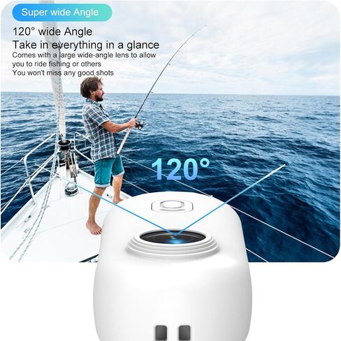 Winnes Body Camera 1080P Mini Action Cam Small Hands Free Recording Body Sports POV Camera with 30M Waterproof Case,Portable Camcorder Mount Anywhere for Cycling,Diving, Travel,Outdoor Adventures in Saudi Arabia