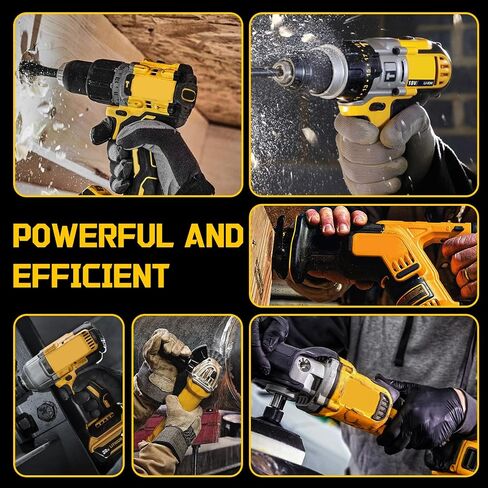 2 Packs 12Ah Replacement for Dewalt 20V Battery DCB208 and DCB102 Charger | Compatible with Dewalt 20V Max Batteries DCB204 DCB203 DCB202 DCB201 DCB207 DCB206 in Kuwait