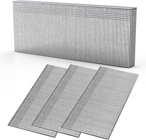 18 Gauge Brad Nails, 5 Sizes, 1500Pcs Nail Gun Nails for Brad Nailer | Galvanized 18 Gauge Finish Nails, 3/4",1",1‑1/4",1‑1/2",2", 18GA Brad Nails, Great for DIY Woodworking in Saudi Arabia