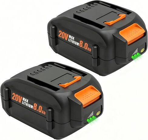 20v 8.0Ah Replacement for Worx 20v Battery WA3520 WA3525 WA3575 WA3578 in Kuwait