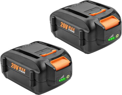 Powilling 6.5Ah 20V Replacement Battery for Worx Battery 20V WA3578 WA3575 WA3520 WA3525 WG545s,2Pack in Kuwait