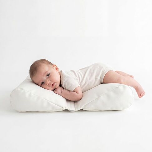 Newborn Photography Props Butterfly Posing Pillow, for Infants 0-6 Months, White | Adjustable, Skin-Friendly, PU Leather, Soft Cotton Filling, Easy Removal and Clean, Vacuum Packaging, High-quality Materials in Saudi Arabia