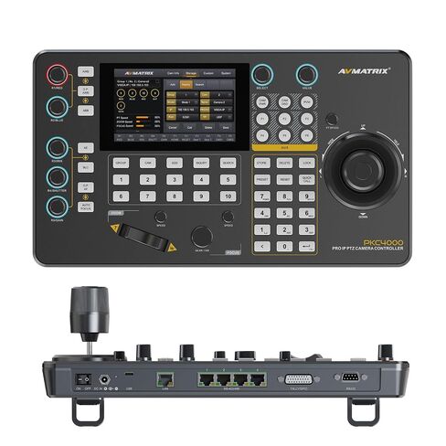 AVMATRIX PKC4000 PTZ Camera Controller with 5" Touch Screen, PoE Support for Church & Conference Live Streaming in Saudi Arabia