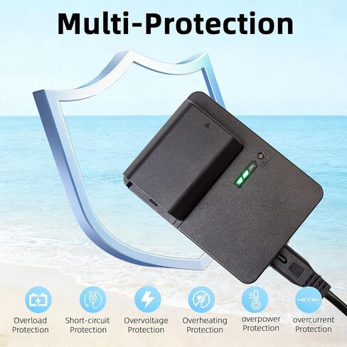 NP-FZ100 Battery Charger Compatible with Sony A7iii A7iv A7C A7Cii A7 A7V FX3 FX30 A9 A6600 A6700 ZV-E1 ZV-E10ii Alpha 9 A9S A7SIII A7R III A7R IV A7RV Cameras, Replacement for BC-QZ1 Charger in Saudi Arabia