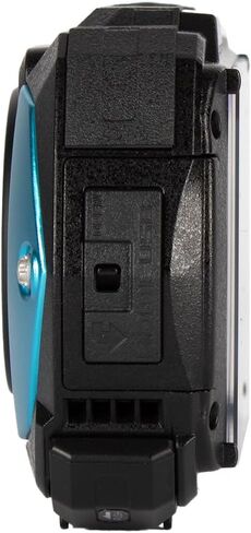 Ricoh Pentax WG-90 Waterproof, Shockproof, Dustproof, Freezeproof, Tough Digital Camera (Blue) + 64GB Card + P-Bank + Camera Bag + Flexible Tripod + Cleaning Kit + External Charger + More in Kuwait