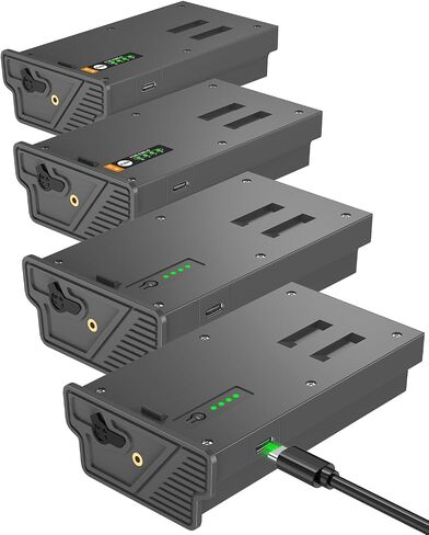 Artman 4-Pack New Reveal Lithium Battery Pack مع خرطوشة شاحن 4 منافذ in Kuwait
