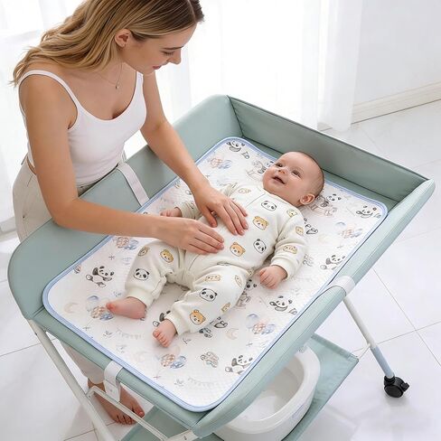 Changing Pad Liners Washable Waterproof Soft Large Breathable Mat | Kids Changing Pad for Kids Girl Boys Home Night Feeding Pee Wet Cloths in Kuwait