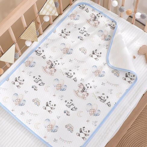 Changing Pad Liners Washable Waterproof Soft Large Breathable Mat | Kids Changing Pad for Kids Girl Boys Home Night Feeding Pee Wet Cloths in Kuwait
