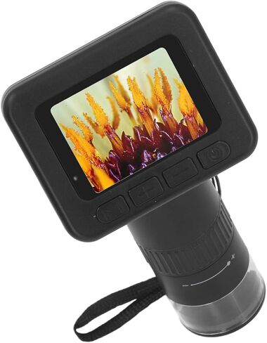 CHICIRIS Handheld Digital Microscope, 2 Inch IPS Screen 1000X Magnification USB Microscope with 8 Adjustable LED Lights, for Jewelry Plants Insects in Kuwait