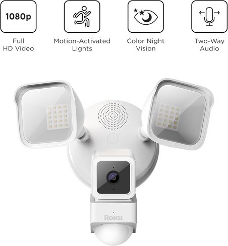 Roku Floodlight Camera SE, CF1000R in Saudi Arabia