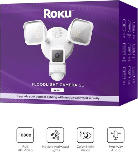 Roku Floodlight Camera SE, CF1000R in Saudi Arabia