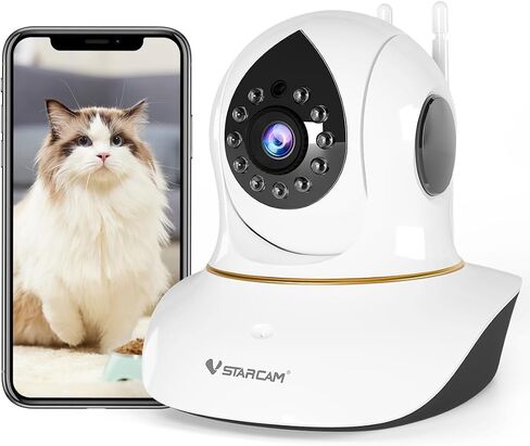 VSTARCAM Dual Lens Outdoor Security Camera, 2K UHD WiFi Camera for Home Security with Auto Tracking & Fixed View, Full Color Night Vision, PIR Motion Detection, 2-Way Audio, IP66, SD/Cloud Storage in Saudi Arabia