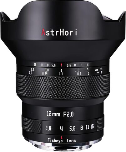 AstrHori 12mm F2.8 Full Frame Manual Fisheye Lens 185° Ultra Wide Angle Lens for Leica/Panasonic/Sigma L Mount Mirrorless Camera T,TL,TL2,CL,S1,S1M,S1R,S1RM,S1H,S1K,S5,S5K,S5C,SL,FP,FPL,etc. in Kuwait