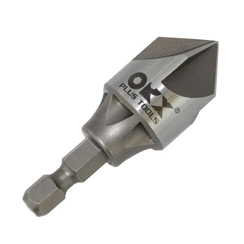 ORXPLUS Tools 5 Flute Metal Deburring Chamfer Drill Bit for Cleaning Pipe/Tube Burr, 87 Degree Quick Release Shank Fits for1/4'' Hex Shank Fit 3/16"-15/16"(4mm-23mm) | 87 Degree Edge Design to Quickly Remove Inner Pipe & Tube Burrs. Fits 1/4" Quick-Change in Kuwait